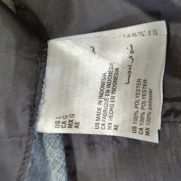 Alfani Men's Pleated Drawstring Lightweight Gray Pants Size L - Picture 9 of 11